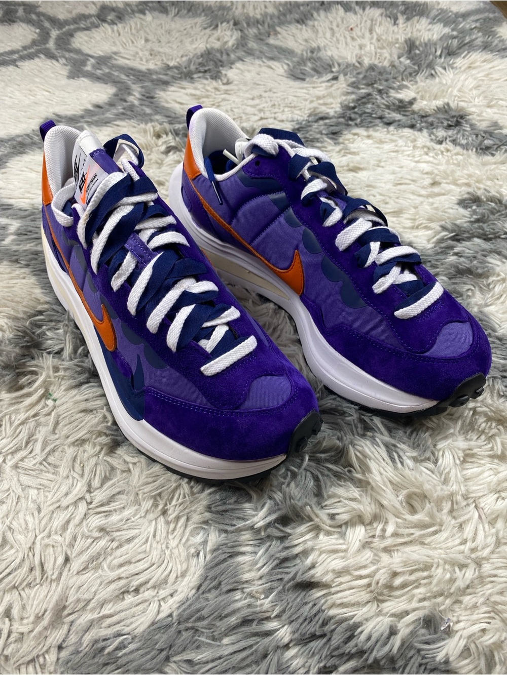 Nike x Sacai VaporWaffle Dark Iris Men's Size 10.5 DD1875-500